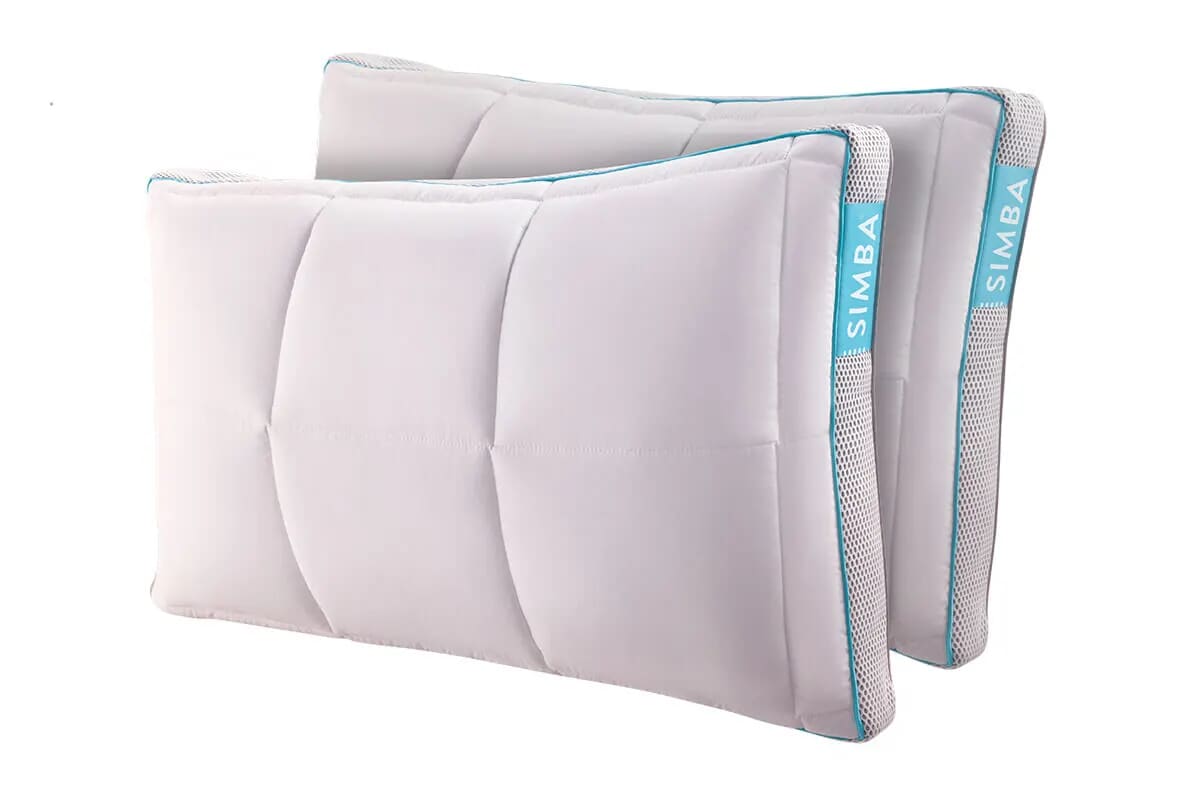 The Simba Hybrid Pillow on a white background.