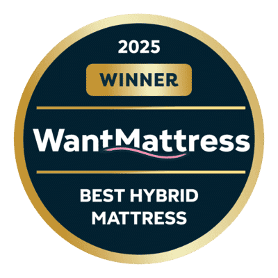 An image for WantMattress Best Hybrid Mattress Winner - 2025