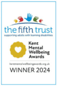 Award logo recognising outstanding dedication to supporting the wellbeing of others