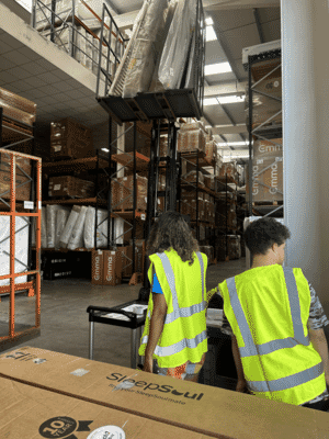 Fifth trust seeing the warehouse in action.