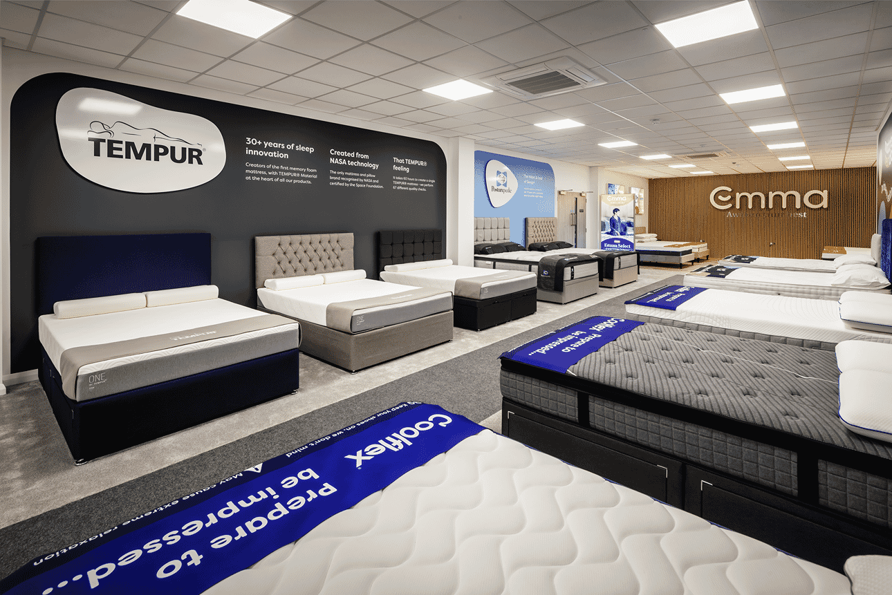 An image for MattressNextDay's Tempur showroom beds