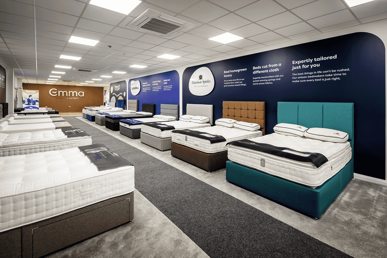 An image for MattressNextDay's Harrison Spinks showroom beds