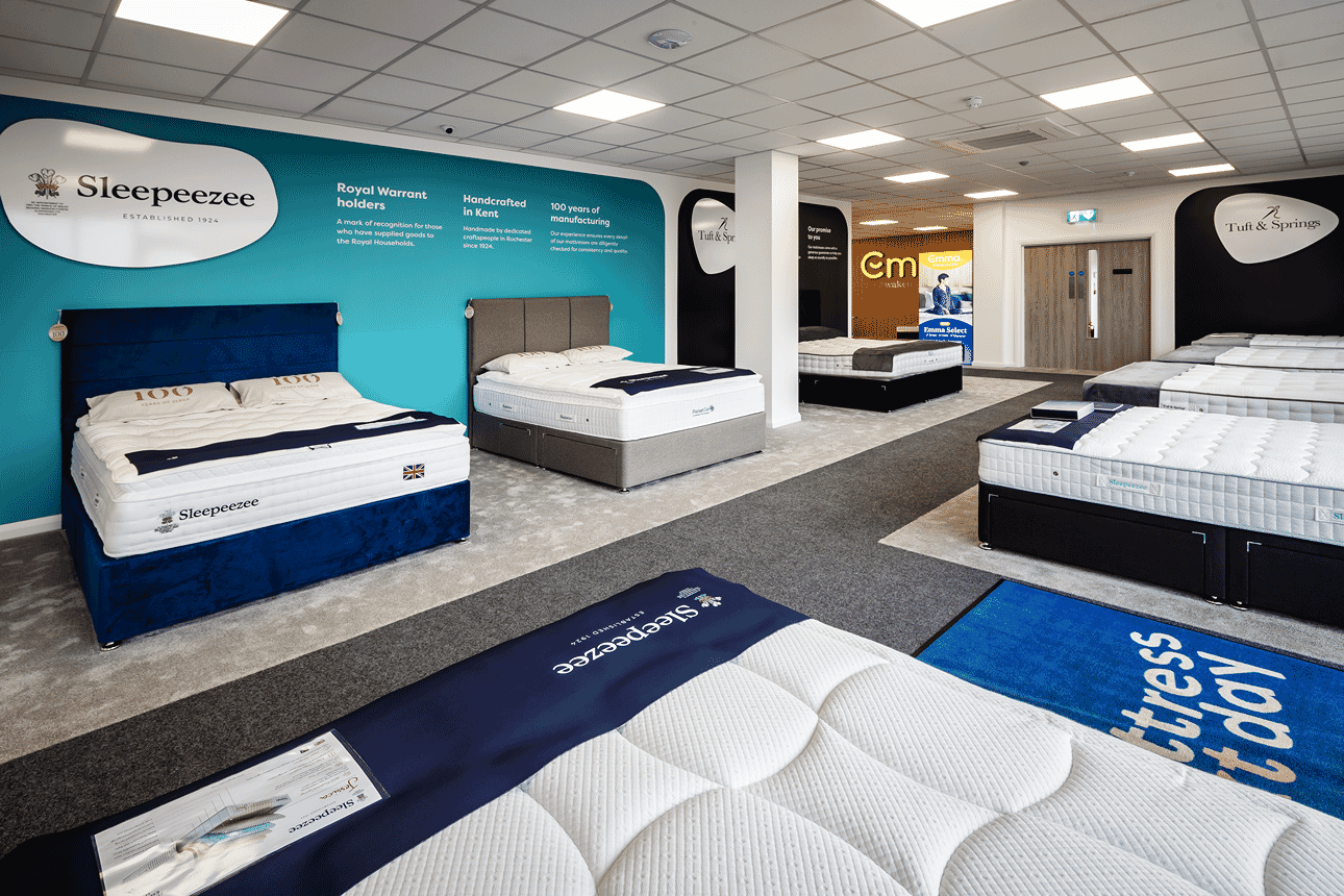 An image for MattressNextDay's Sleepeezee showroom beds