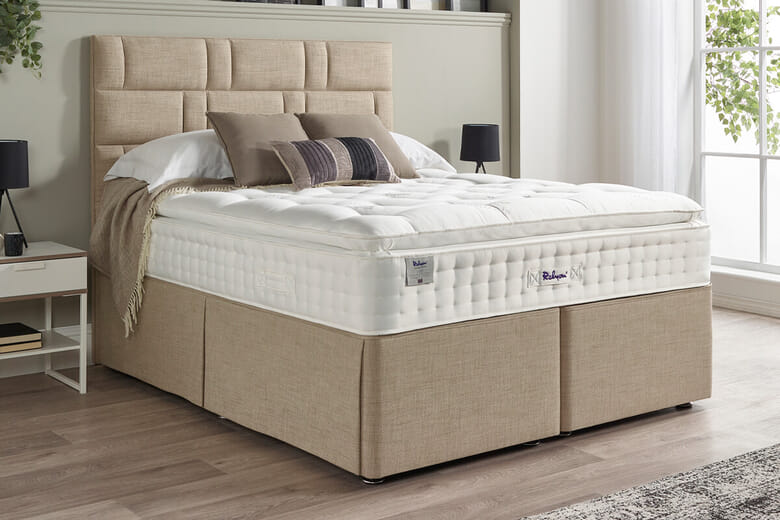 Product photograph of Relyon Natural Luxury Supreme 2150 Pillow Top Mattress Single from Mattressnextday