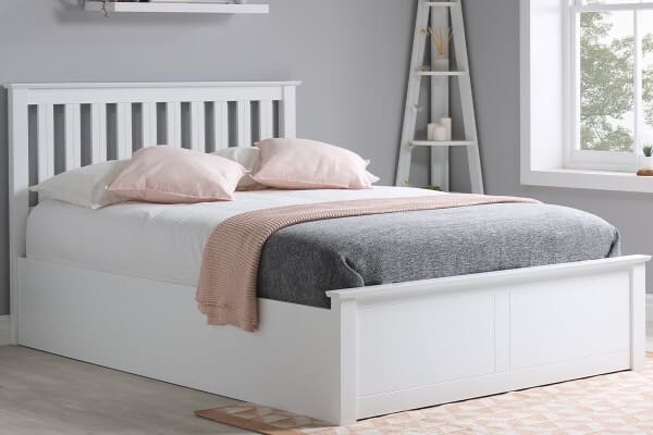 An image for Birlea Phoenix White Ottoman Bedframe