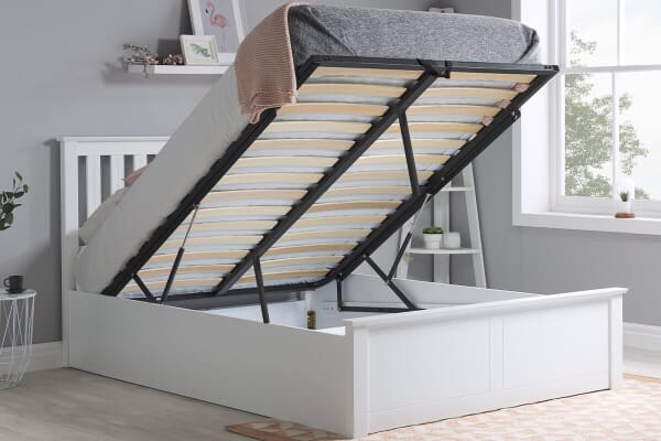 An image for Birlea Phoenix White Ottoman Bedframe