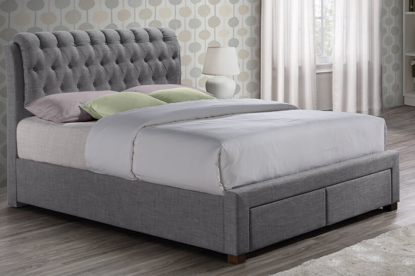 An image for Valentino Grey Bedframe
