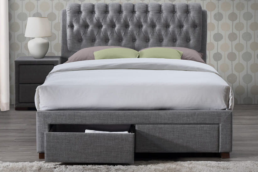 An image for Valentino Grey Bedframe