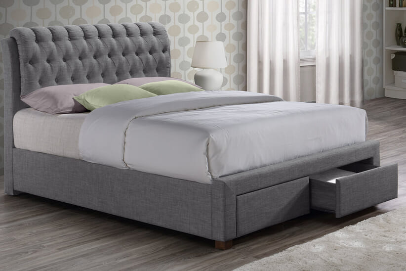 An image for Valentino Grey Bedframe
