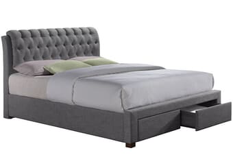 A product image for the Birlea Valentino Grey Bedframe