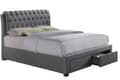 Birlea Valentino Grey Bedframe