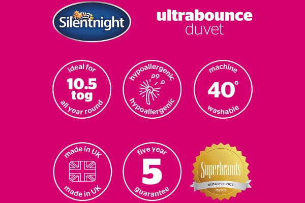 An image for Silentnight Ultra Bounce 10.5 Tog Duvet