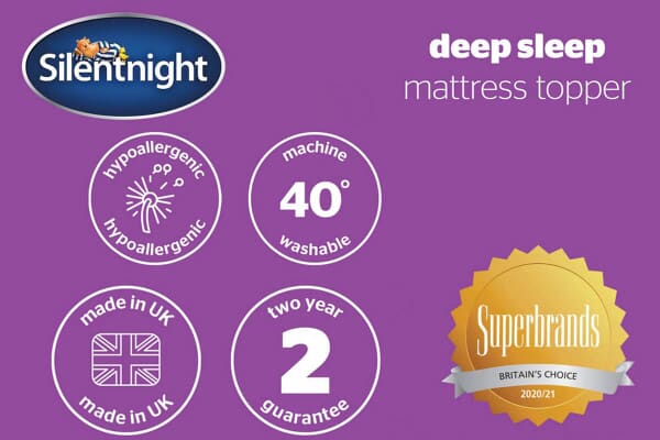 An image for Silentnight Deep Sleep Mattress Topper