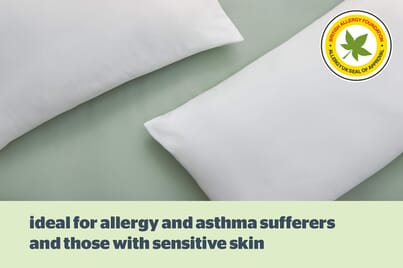 An image for Silentnight Anti Allergy Pillow Twin Pack