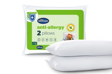 An image for Silentnight Anti Allergy Pillow Twin Pack
