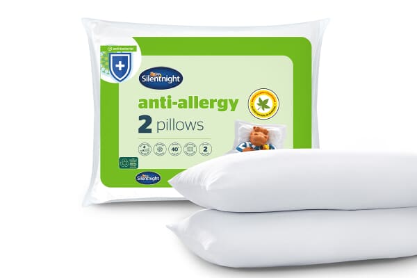 An image for Silentnight Anti Allergy Pillow Twin Pack