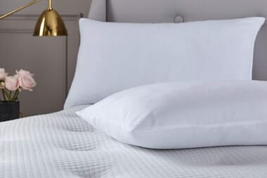 An image for Silentnight Soft As Silk Pillow Twin Pack