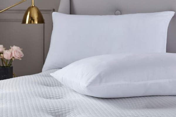 An image for Silentnight Soft As Silk Pillow Twin Pack