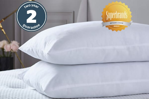 An image for Silentnight Soft As Silk Pillow Twin Pack