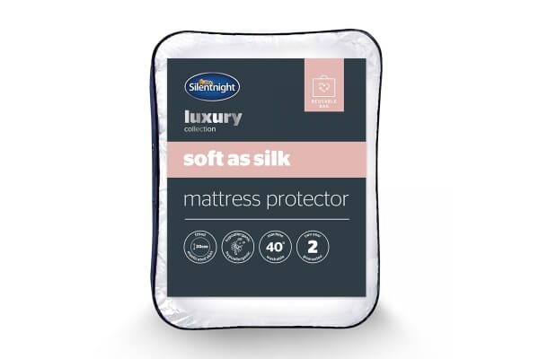 An image for Silentnight Soft as Silk Mattress Protector