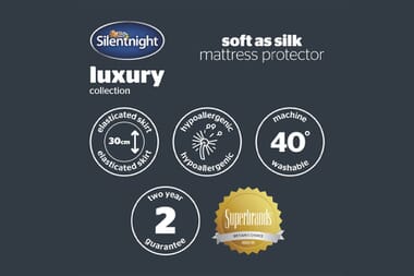 An image for Silentnight Soft as Silk Mattress Protector