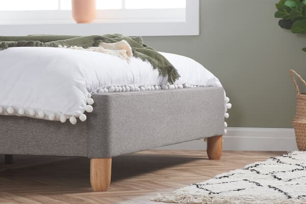 An image for Birlea Stockholm Grey Upholstered Bed
