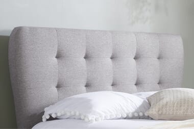 An image for Birlea Stockholm Grey Upholstered Bed
