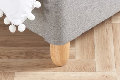 An image for Stockholm Grey Upholstered Bed