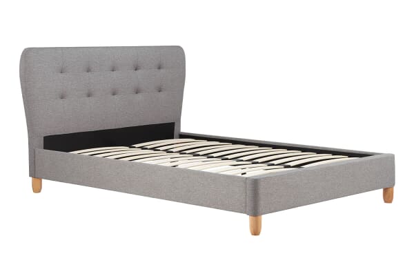 An image for Birlea Stockholm Grey Upholstered Bed