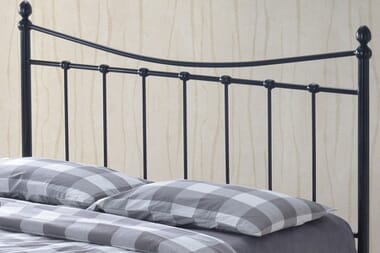 An image for Time Living Alderley Black Bed Frame
