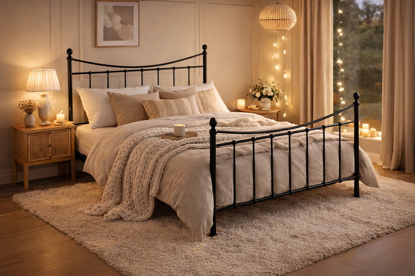 An image for Alderley Black Bed Frame