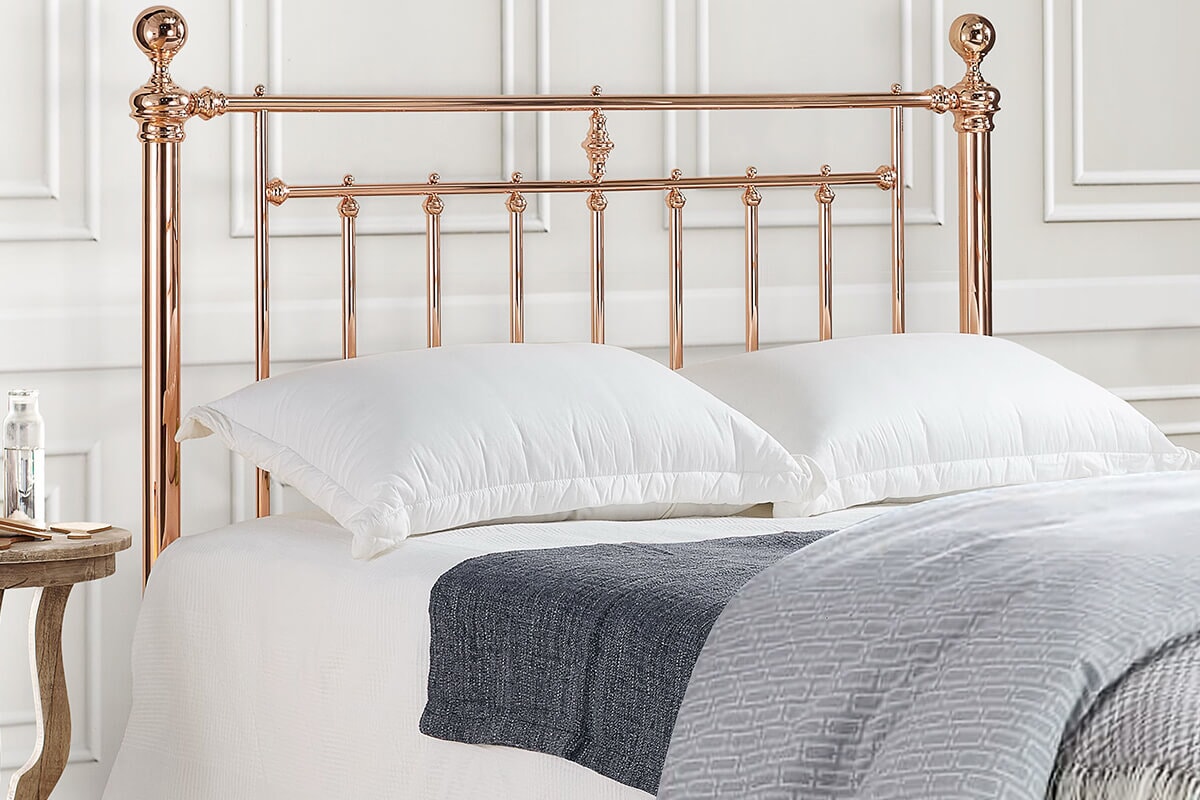 Time Living Alexander Rose Gold Bed Frame MattressNextDay