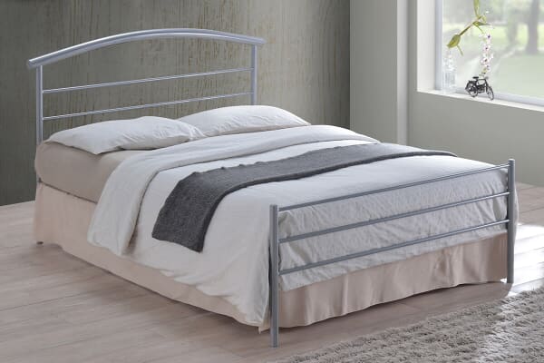 An image for Time Living Brennington Silver Bed Frame