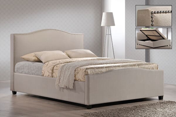 An image for Time Living Brunswick Sand Ottoman Bed Frame