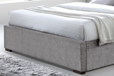 An image for Time Living Hamilton Light Grey Bed Frame