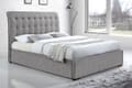 Time Living Hamilton Light Grey Bed Frame
