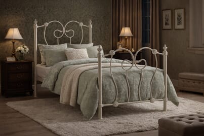 An image for Inova Ivory Bed Frame