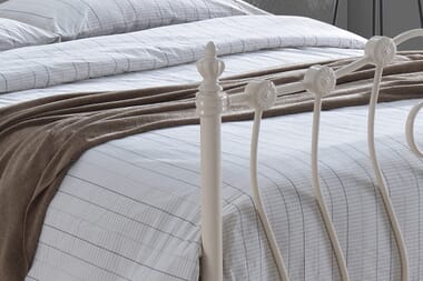 An image for Time Living Inova Ivory Bed Frame