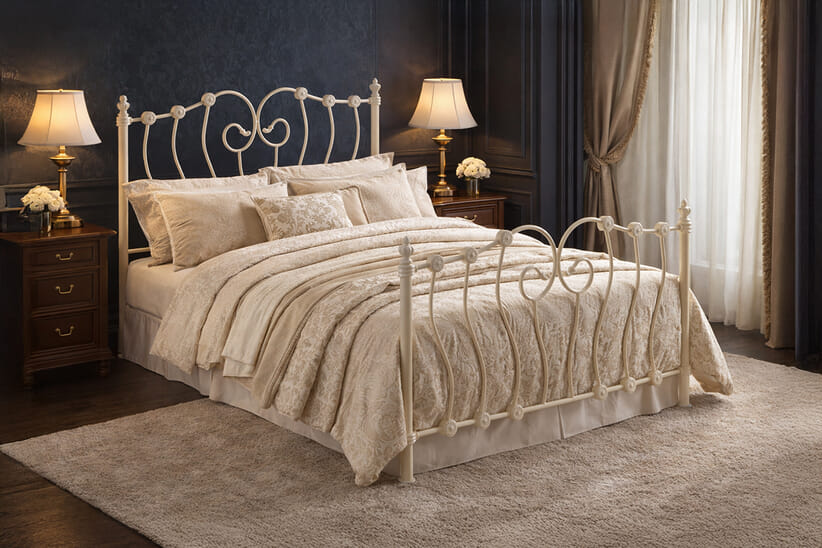 An image for Inova Ivory Bed Frame