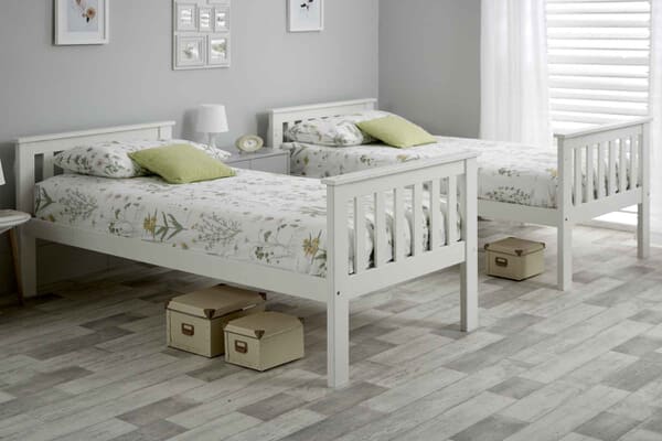An image for Bedmaster White Carra Bunk Bed