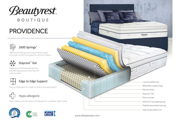 An image for Beautyrest Boutique Providence 2600 Mattress