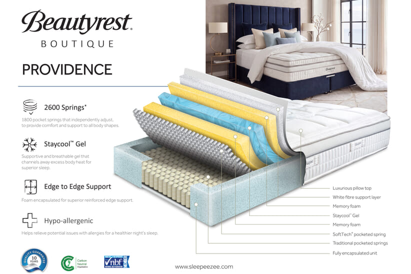 An image for Beautyrest Boutique Providence 2600 Mattress