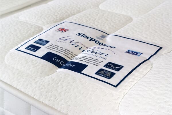 An image for Sleepeezee Gel Comfort 1000 Adjustable Mattress