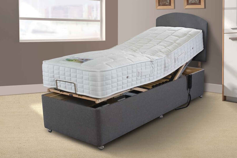 An image for Sleepeezee Gel Comfort 1000 Adjustable Divan Bed Set