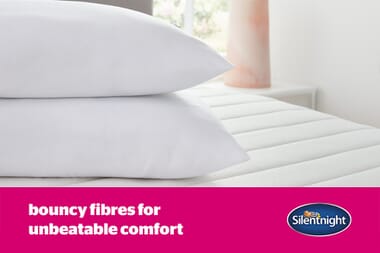 An image for Silentnight Ultra Bounce Pillow Twin Pack
