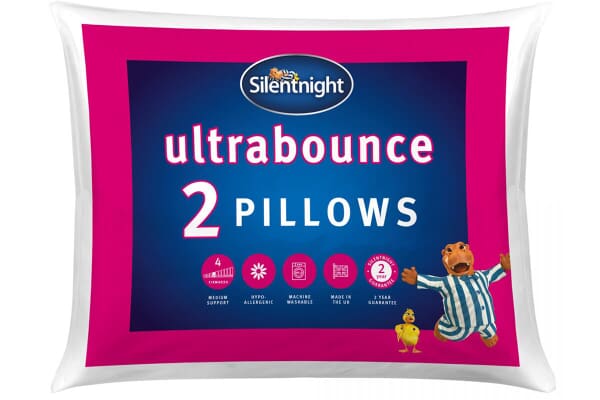 An image for Silentnight Ultra Bounce Pillow Twin Pack