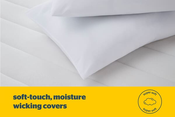 An image for Silentnight Cooler Summer Pillow Twin Pack