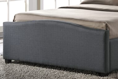 An image for Time Living Brunswick Grey Ottoman Bed Frame
