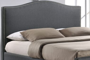 An image for Time Living Brunswick Grey Ottoman Bed Frame