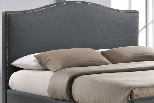 An image for Time Living Brunswick Grey Ottoman Bed Frame